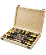 11 Piece File Set with Wood Carry Case, T12 Drop Forged Alloy Steel - $19.34