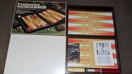 Vintage Tournament Backgammon Set 1978 ES Lowe By Milton Bradley E4314 Complete - £23.25 GBP