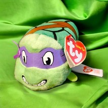 Teeny Tys Donatello Ninja Turtle Plush with Tags Christmas Stocking Stuffer - £6.37 GBP