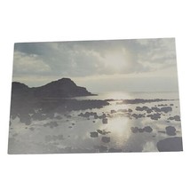 The GIANTS CAUSEWAY Northern Ireland Antrim County Near Dusk Water Clouds Rocks  - $5.58