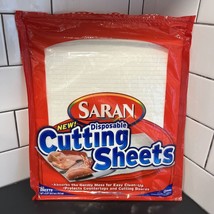 Saran Disposable Cutting Sheets 9.68&quot; X 11.75&quot; Open Package 16 Sheets - £8.59 GBP