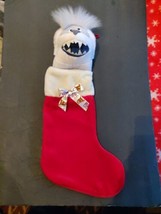 VTGRudolph Misfit Toys Abominal Snow Monster Bumble Yeti Christmas Stocking 1999 - £15.73 GBP