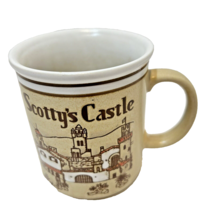 Vintage Scottys Castle Souvenir Coffee Tea Cup Mug Embossed California 3... - $12.60