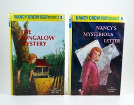 Lot of 2 - Vintage Nancy Drew Flashlight Series Hardcover Books #8 and #3 - £5.13 GBP