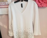 Berek Foil Checks V Neck Tunic Size M - $30.69