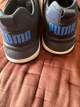 Puma Men&#39;s Blue PC Runner Sneaker, Optimal Comfort, Softfoam, Size 12 No Box - £25.83 GBP