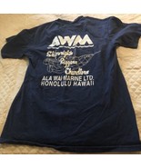 Vintage 1990&#39;s Hawaii t-shirt Ala Wai Marine Honolulu Unisex Made USA gr... - $47.52