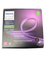 NEW Philips Hue 555904 Smart Shape Light Strip Outdoor 6.5ft LED White &amp; Color - £59.52 GBP