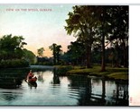 Canoes on the Speed Guelph Ontario Canada UNP DB Postcard T9 - $3.51