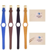  Ladies Watch Strap Band For OMEGA DYNAMIC Leather Replacement Gold Buck... - £22.99 GBP