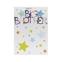 Hallmark New Baby Card For Brother &#39;I&#39;m a Big Brother&#39; - Medium  - £7.72 GBP