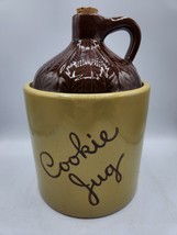 Monmouth Pottery Cookie Jug Moonshine Cookie Jar Crock 11&quot; - $11.83
