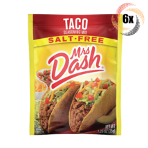 6x Packets Mrs Dash All Natural Taco Flavor Seasoning Mix | 1.25oz | Sal... - £16.29 GBP