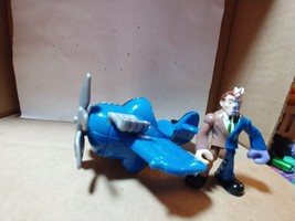 Fisher Price Imaginext Batman Two-Face &amp; Plane Gotham City DC Super Frie... - $14.00