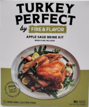 Turkey Perfect Brine Kit  Apple Sage  All-Natural Herb Gluten Free Non GMO 12 Oz - £10.44 GBP