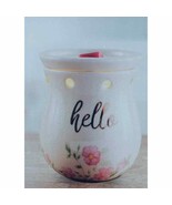 Scentsationals Scented Wax Warmer Full Size Electric Warmer Ceramic Flor... - $35.73 CAD
