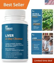 Liver Health Support Supplement - Herbal 21 Day Detox with Artichoke &amp; E... - $38.00