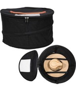 Travel Hat Boxes For Women And Men | Stackable Round Pop-Up Container | ... - $42.99