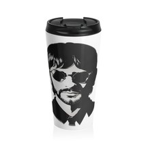 Stylish Ringo Starr Beatles Drummer Illustration Travel Mug for True Fans - Stai - £28.90 GBP