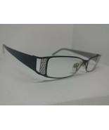Via Spiga 135mm 49-15 Women&#39;s  Eyeglasses Frames Black Silver - £21.96 GBP