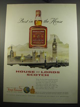 1955 House of Lords Scotch Ad - Best in the house - £14.78 GBP