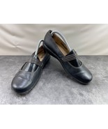 Clarks Mary Jane Flats Women 9.5M Active Air Geraldine Shoe Black Leathe... - $38.63 CAD