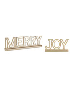 LED Joy and Merry Tabletop Sign (Set of 2) - €92,75 EUR