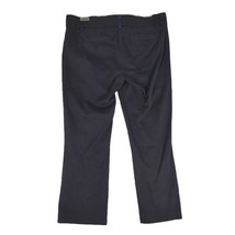 J CREW Stretch City Fit Women&#39;s 10 Navy Crop Pants Flat Front Straight L... - £16.68 GBP