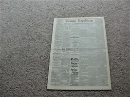 Geauga Republican, Wednesday, March 22, 1882- Chardon, Ohio Newspaper. - £14.79 GBP