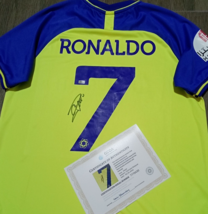Cristiano Ronaldo #7 Authentic Signed Al Nassr Jersey - COA - £240.83 GBP