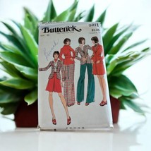 Womens 1970s Dress Pants Pattern Size 10 Butterick 3811 Cut &amp; Complete 1... - £3.17 GBP