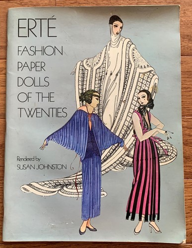 Paper Doll Book Erte Fashion -Twenties Susan Johnston 1978 Uncut - £2.96 GBP