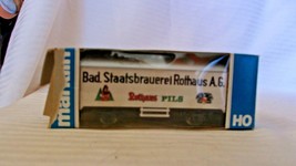 HO Scale Marklin Beer Reefer Car, Bad Staatsbrauerel Rothaus A.G., White #4437 - £39.96 GBP