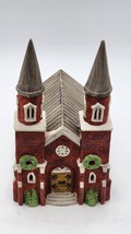 Department 56 Dickens&#39; Village Abbey Handpainted Porcelain Holiday Churc... - $652.88 MXN