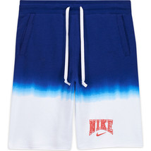 Men&#39;s Nike Sports Wear Blue White Alumni Americana Shorts *Choose Size* NWT - £46.28 GBP