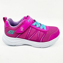 Skechers S Lights Glimmer Kicks Shimmy Brights Hot Pink Kids Girls Size ... - £31.81 GBP