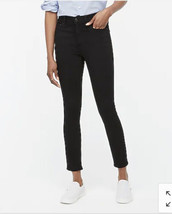 j crew NWT $79.50 women’s high rise skinny jeans Size 25 Black E9 - £22.94 GBP