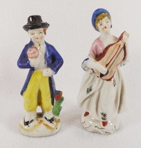 Colonial Couple Pair Of Occupied Japan Figurines Man Woman - £3.58 GBP