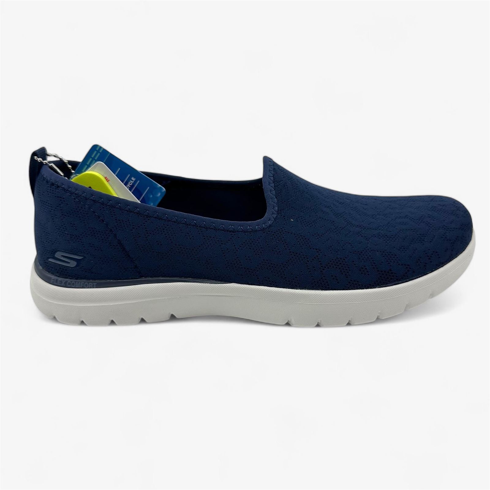 Skechers On The Go Flex Eden Navy White Womens Casual Slip-On