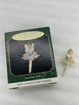 1997 Hallmark Ornament Snowflake Ballet #1 In Series Miniature 1.5” Handcrafted - £10.46 GBP