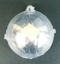 Clear Plastic Ball Ornaments To Be Filled 3 Sizes Set Of 13 Sealed NWT - $13.09