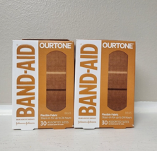 Band-Aid OUR TONE BR45 Bandages Flexible Fabric Assorted 30ct x 2 = 60 - $12.86