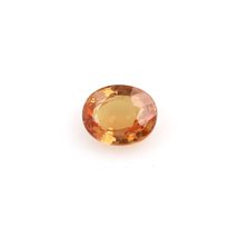 100%Natural Orange Sapphire Oval 0.46 Carats TCW Top Quality Gemstone By DVG - £39.77 GBP