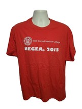 2013 Negea Weill Cornell University Medical College Adult Red XL TShirt - $332.91 MXN
