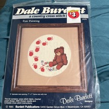 VINTAGE 1985 Dale Burdett Counted CrossStitch Kit ”PAW PAINTING” CK173 5... - €13,67 EUR