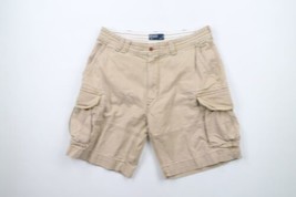 Vintage Ralph Lauren Mens 36 Distressed Heavyweight Cotton Cargo Shorts ... - $44.50