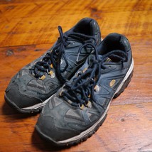 SKECHERS Navy Blue ANSI Certified Steel Toe Utility WORK SHOES Sneakers ... - $26.99