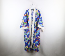Deadstock Vtg 70s Mens OSFA Beach Surfing All Over Print Bath Robe Loung... - $1,280.29 MXN