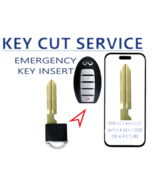 KEY CUT SERVICE + NI06-P DA34 2006-2020  NISSAN Emergency Key H0564-EG010 - $366.69 MXN