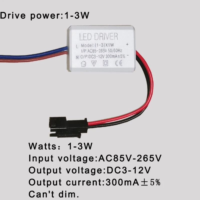 House Home LED Driver 300mA 1W 3W 5W 7W 12W 18W 20W 25W 36W For LEDs Power Suppl - £19.71 GBP